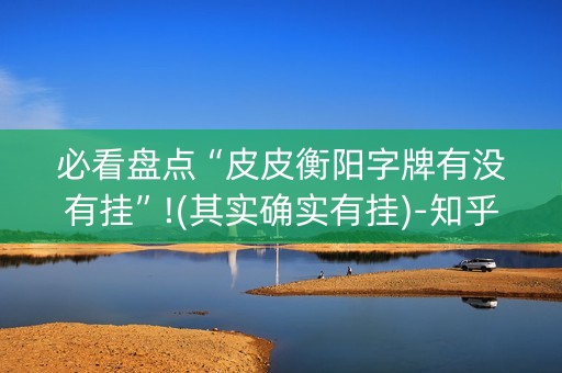 必看盘点“皮皮衡阳字牌有没有挂”!(其实确实有挂)-知乎