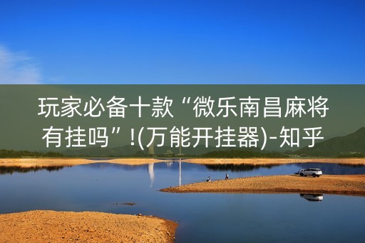 玩家必备十款“微乐南昌麻将有挂吗”!(万能开挂器)-知乎