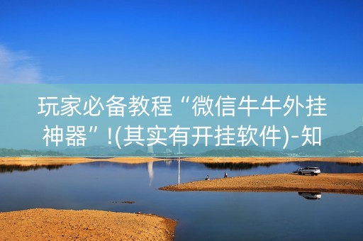 玩家必备教程“微信牛牛外挂神器”!(其实有开挂软件)-知乎