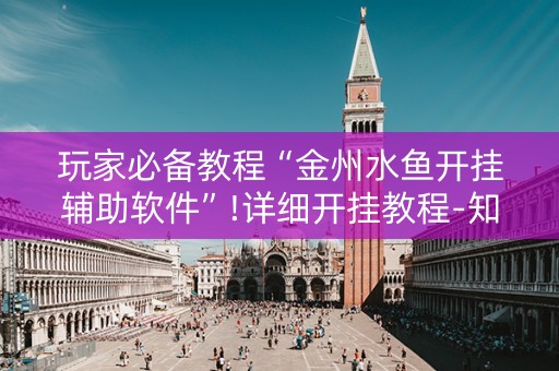 玩家必备教程“金州水鱼开挂辅助软件”!详细开挂教程-知乎