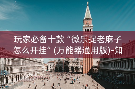 玩家必备十款“微乐捉老麻子怎么开挂”(万能器通用版)-知乎