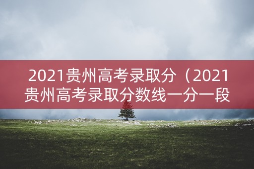 2021贵州高考录取分（2021贵州高考录取分数线一分一段）
