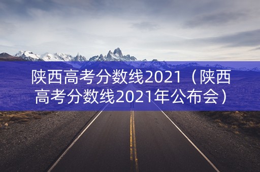 陕西高考分数线2021（陕西高考分数线2021年公布会）