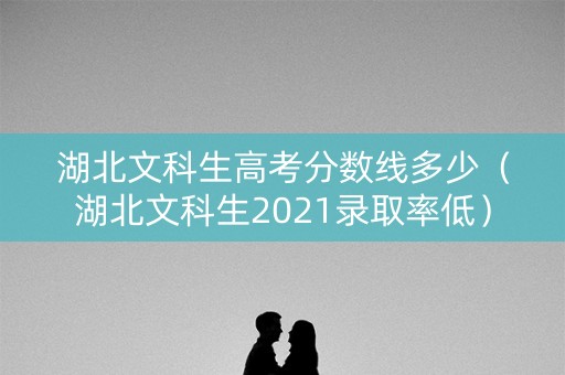 湖北文科生高考分数线多少（湖北文科生2021录取率低）