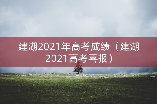 建湖2021年高考成绩（建湖2021高考喜报）