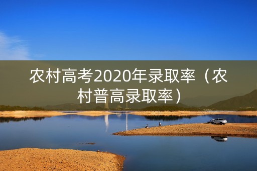 农村高考2020年录取率（农村普高录取率）