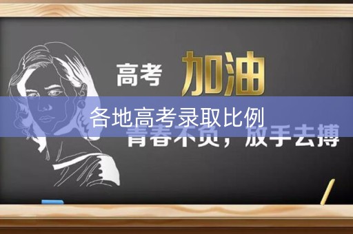 各地高考录取比例