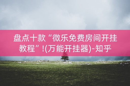 盘点十款“微乐免费房间开挂教程”!(万能开挂器)-知乎