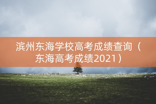 滨州东海学校高考成绩查询（东海高考成绩2021）