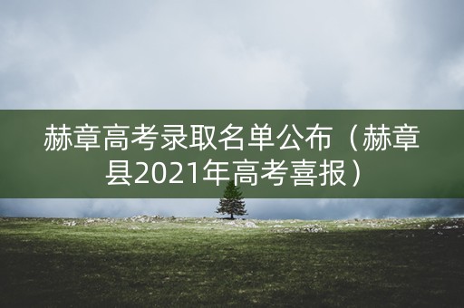 赫章高考录取名单公布（赫章县2021年高考喜报）