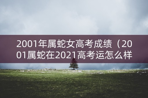 2001年属蛇女高考成绩（2001属蛇在2021高考运怎么样）