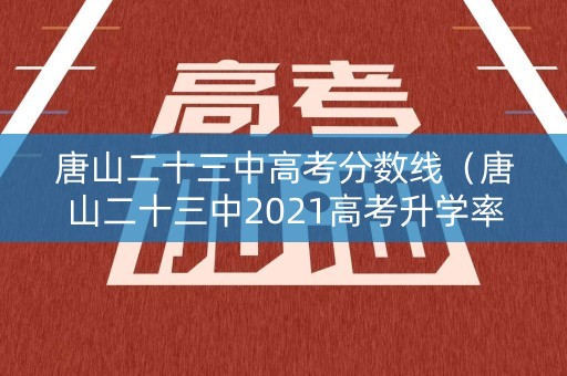 唐山二十三中高考分数线（唐山二十三中2021高考升学率）