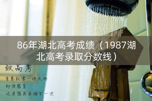 86年湖北高考成绩（1987湖北高考录取分数线）