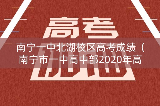 南宁一中北湖校区高考成绩（南宁市一中高中部2020年高考成绩）