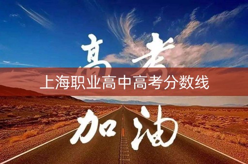 上海职业高中高考分数线