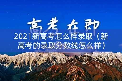 2021新高考怎么样录取（新高考的录取分数线怎么样）