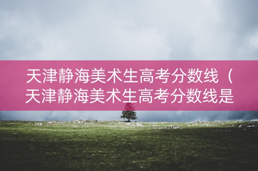 天津静海美术生高考分数线（天津静海美术生高考分数线是多少）