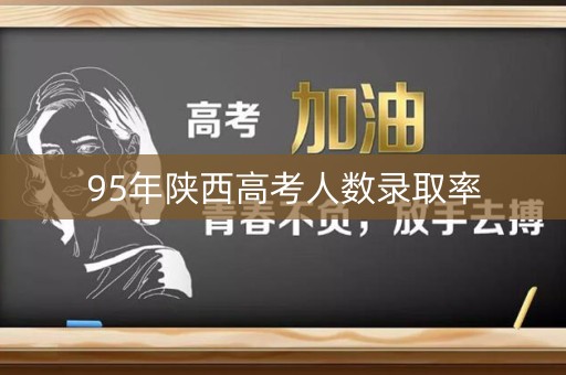 95年陕西高考人数录取率