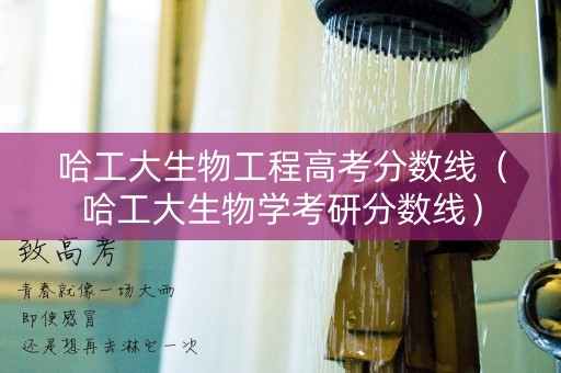 哈工大生物工程高考分数线（哈工大生物学考研分数线）