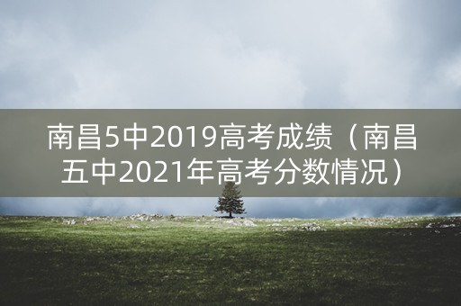 南昌5中2019高考成绩（南昌五中2021年高考分数情况）