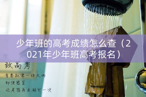 少年班的高考成绩怎么查（2021年少年班高考报名）