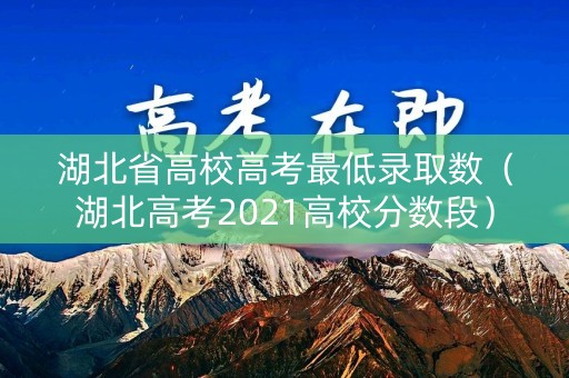 湖北省高校高考最低录取数（湖北高考2021高校分数段）