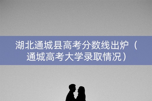 湖北通城县高考分数线出炉（通城高考大学录取情况）