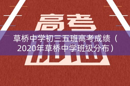 草桥中学初三五班高考成绩（2020年草桥中学班级分布）