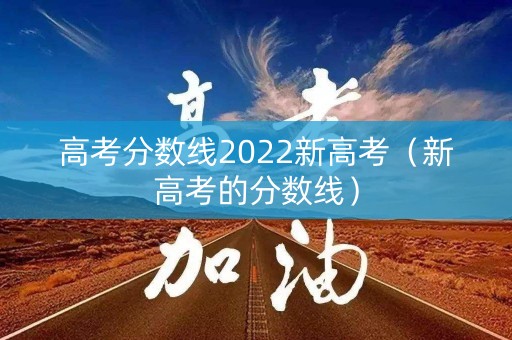 高考分数线2022新高考（新高考的分数线）