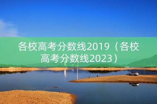 各校高考分数线2019（各校高考分数线2023）