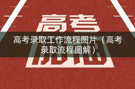 高考录取工作流程图片（高考录取流程图解）