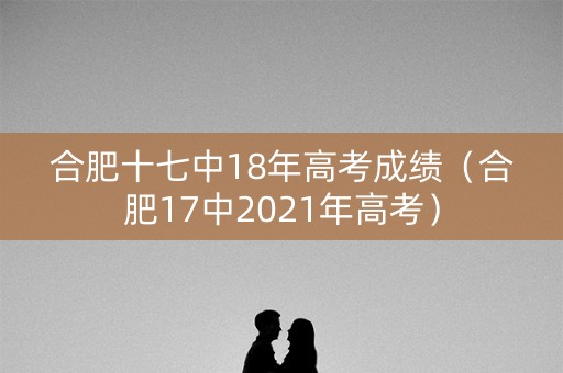 合肥十七中18年高考成绩（合肥17中2021年高考）