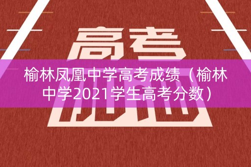榆林凤凰中学高考成绩（榆林中学2021学生高考分数）