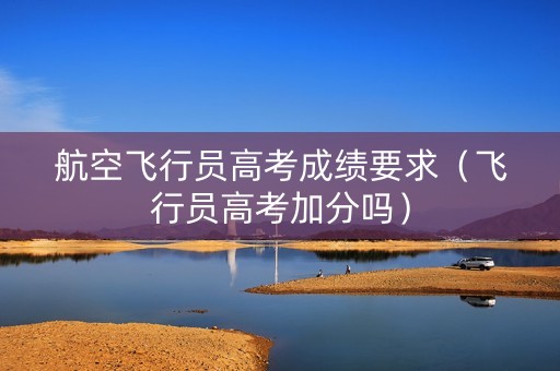 航空飞行员高考成绩要求（飞行员高考加分吗）