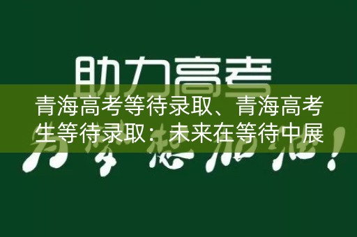 青海高考等待录取、青海高考生等待录取：未来在等待中展望