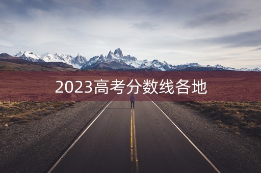 2023高考分数线各地