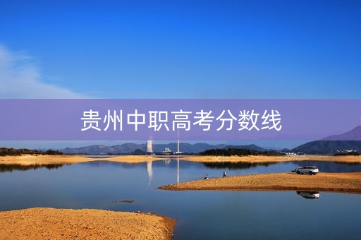 贵州中职高考分数线