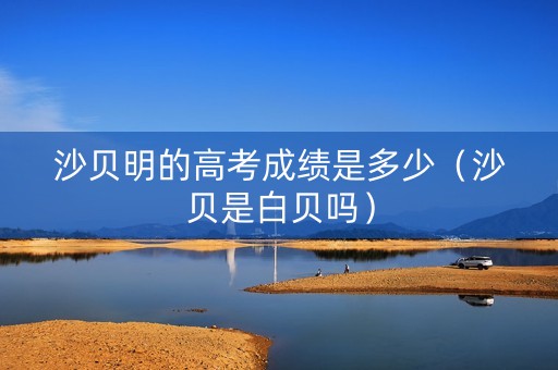 沙贝明的高考成绩是多少（沙贝是白贝吗）