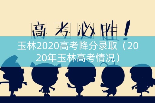 玉林2020高考降分录取（2020年玉林高考情况）
