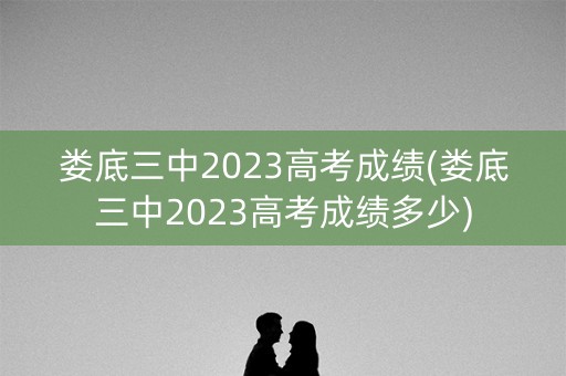 娄底三中2023高考成绩(娄底三中2023高考成绩多少)