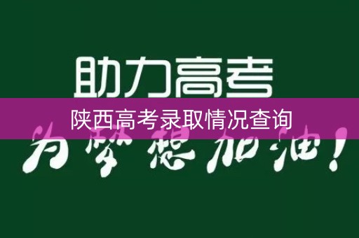 陕西高考录取情况查询