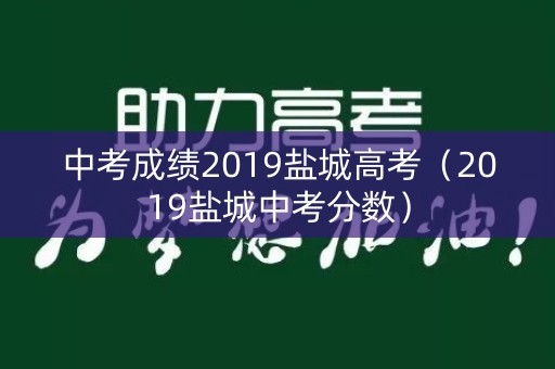 中考成绩2019盐城高考（2019盐城中考分数）
