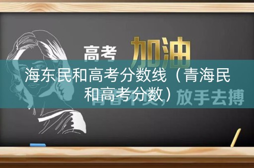 海东民和高考分数线（青海民和高考分数）