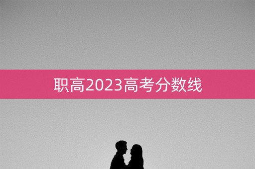 职高2023高考分数线