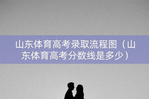 山东体育高考录取流程图（山东体育高考分数线是多少）