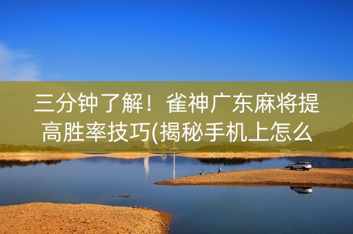 三分钟了解！雀神广东麻将提高胜率技巧(揭秘手机上怎么容易赢)
