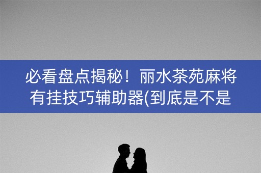 必看盘点揭秘！丽水茶苑麻将有挂技巧辅助器(到底是不是有挂)