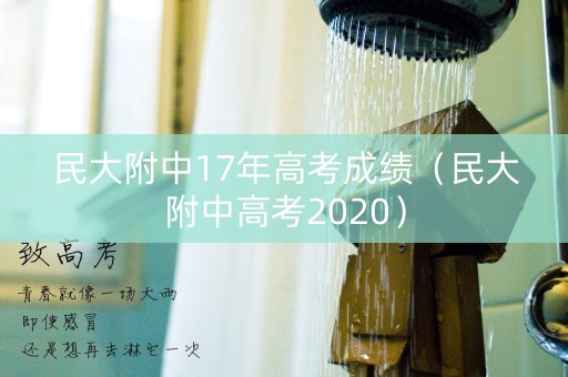民大附中17年高考成绩（民大附中高考2020）