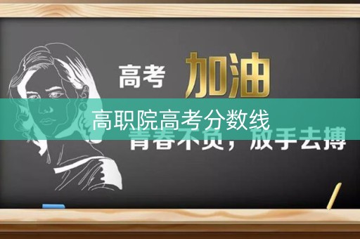高职院高考分数线