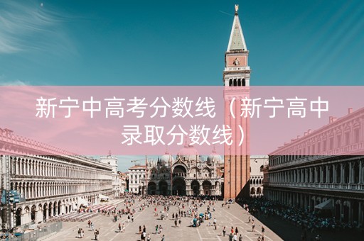 新宁中高考分数线（新宁高中录取分数线）